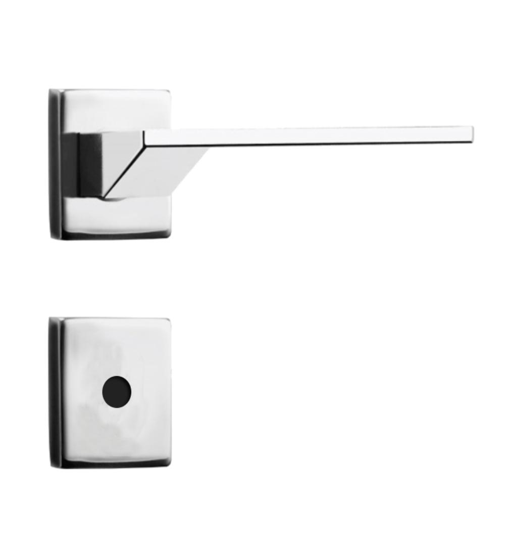 CERRADURA STANDAR MANIJA SATINADA Papaiz MZ-630 BAÑO